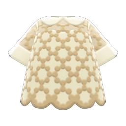 Animal Crossing Items Lacy Shirt Beige