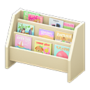 Animal Crossing Items Large magazine rack Ivory