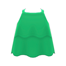 Animal Crossing Items Layered Tank Green