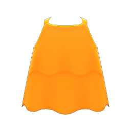 Animal Crossing Items Layered Tank Orange