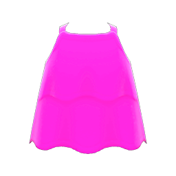 Animal Crossing Items Layered Tank Pink