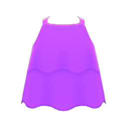 Animal Crossing Items Layered Tank Purple