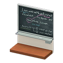 Animal Crossing Items Left chalkboard section Language arts