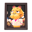 Animal Crossing Items Leonardo'S Photo Dark Wood