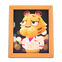 Animal Crossing Items Leonardo'S Photo Natural Wood