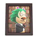 Animal Crossing Items Leopold'S Photo Dark Wood