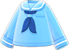 Animal Crossing Items Switch Light blue sailor's shirt