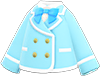 Animal Crossing Items Switch Light blue school uniform with ribbon