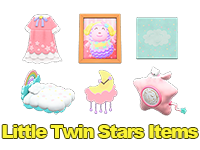 Animal Crossing Items Switch Little Twin Stars Items