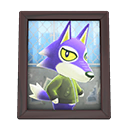 Animal Crossing Items Lobo'S Photo Dark Wood