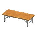 Animal Crossing Items Low folding table Natural wood