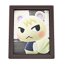 Animal Crossing Items Marshal'S Photo Dark Wood