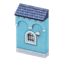 Animal Crossing Items Medieval building side Blue