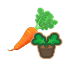 Animal Crossing Items Switch Medium carrot sprout