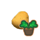 Animal Crossing Items Switch Medium potato sprout