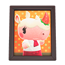 Animal Crossing Items Merengue'S Photo Dark Wood