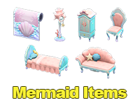 Animal Crossing Items Switch Mermaid Items