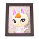 Animal Crossing Items Merry'S Photo Dark Wood