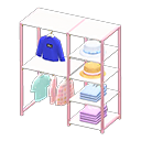 Animal Crossing Items Midsized clothing rack Casual clothes Displayed clothing Pastel