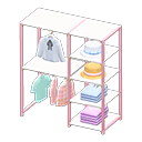 Animal Crossing Items Midsized clothing rack Cute clothes Displayed clothing Pastel