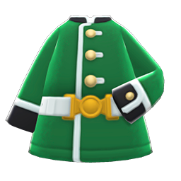 Animal Crossing Items Military Uniform Green