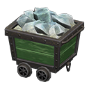 Animal Crossing Items Mining car Green