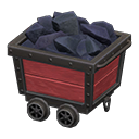 Animal Crossing Items Mining car Red