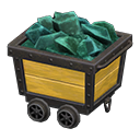 Animal Crossing Items Mining car Yellow