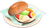 Animal Crossing Items Switch Mixed-fruits bagel sandwich