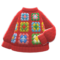 Animal Crossing Items Mom's Hand-knit Sweater Quilted pattern