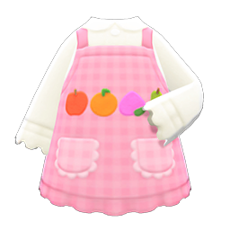 Animal Crossing Items Mom's Handmade Apron Fruits