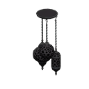 Animal Crossing Items Moroccan lights Black