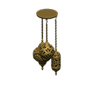 Animal Crossing Items Moroccan lights Gold