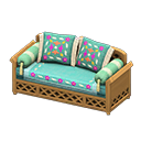 Animal Crossing Items Moroccan sofa Blue