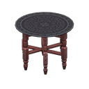 Animal Crossing Items Moroccan tray table Black