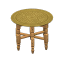 Animal Crossing Items Moroccan tray table Gold