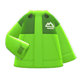 Animal Crossing Items Mountain Parka Green