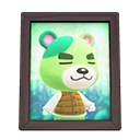 Animal Crossing Items Murphy'S Photo Dark Wood