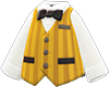 Animal Crossing Items Switch Mustard shirt with striped vest