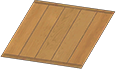 Animal Crossing Items Switch Natural-wood square tile