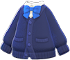 Animal Crossing Items Switch Navy blue cardigan school uniform top