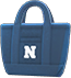 Animal Crossing Items Switch Navy blue logo tote bag