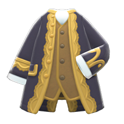 Animal Crossing Items Noble Coat Black