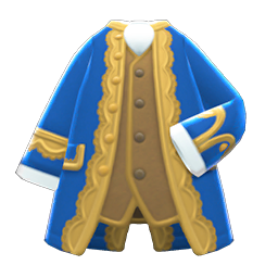 Animal Crossing Items Noble Coat Blue