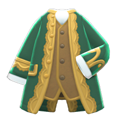 Animal Crossing Items Noble Coat Green