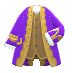 Animal Crossing Items Noble Coat Purple