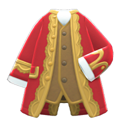 Animal Crossing Items Noble Coat Red