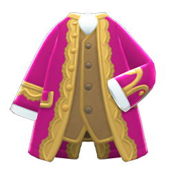 Animal Crossing Items Noble Coat Ruby red