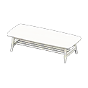 Animal Crossing Items Nordic low table None Fabric White