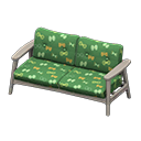 Animal Crossing Items Nordic sofa Butterflies Fabric Gray